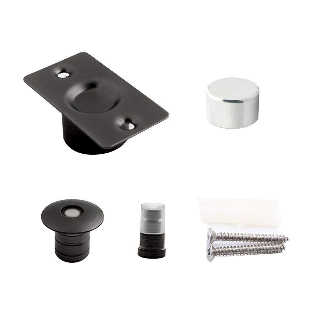 Magnetic Door Stopper Anti-collision Hidden Floor Mounted Door Stop  Stainless Steel Door Stop Mute for Home Office Hotel