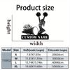 Cheerleader Metal Wall Sign Personalized Gym Decor Squad Nameplate with Hooks