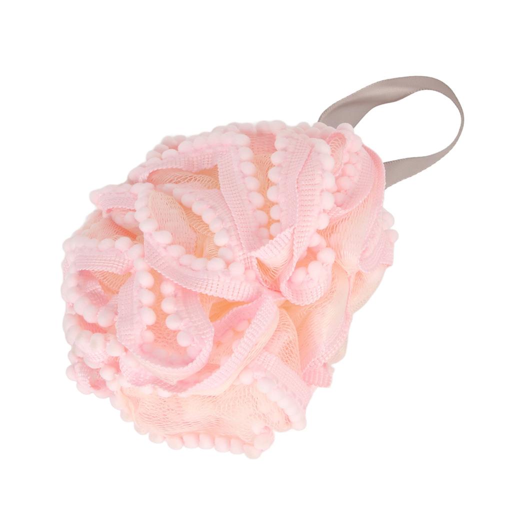 Unisex Fashion Soft Bath Ball Fashionable Blood Circulating Promoting Bathing Shower Mesh Loofah