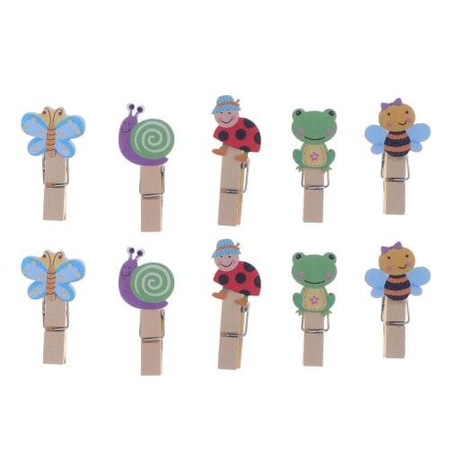 

BESTOYARD Wooden Clothespins, Mini Wooden Clips, Butterfly-Shaped Photo Clips for Laundry Accessories, Photos, Decorations, DIY Crafts, Clothespins, W
