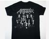 Anthrax Band T-Shirt S-234XL Black Shirt Band Short Sleeve