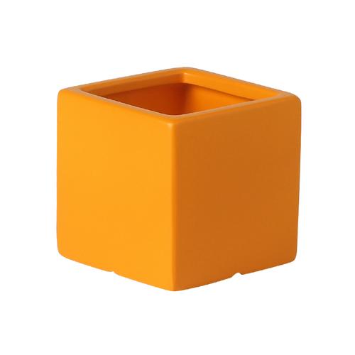 European-style Square Succulents Flower Pot Countertop Ornaments Color Ceramic Flower Pot Plant Potted Garden Decoration Modern