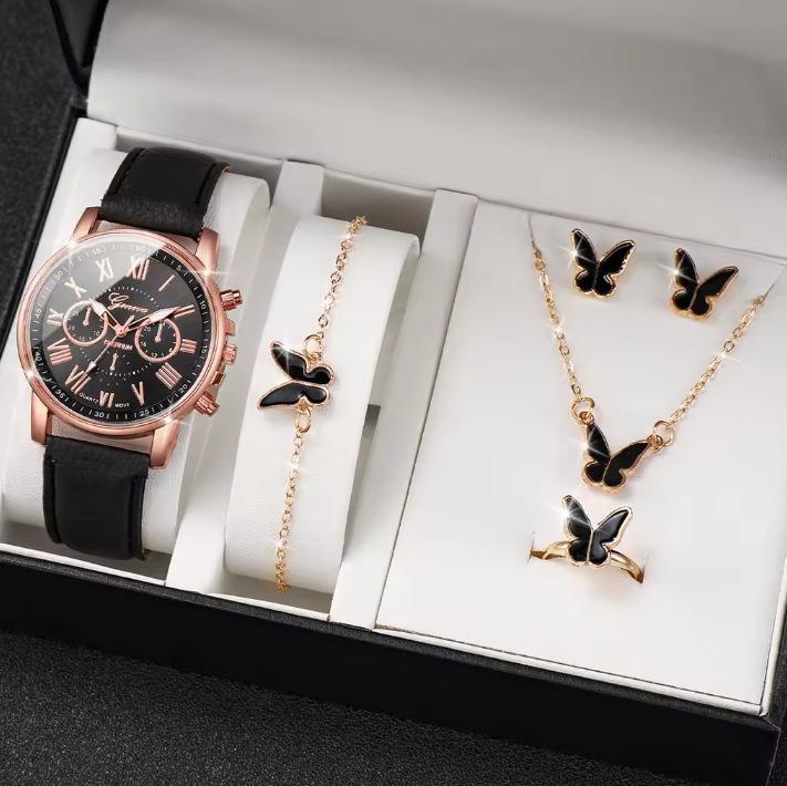 

New Potential, Stylish And Simple Leather Strap Watch, Women S Casual Watch large price