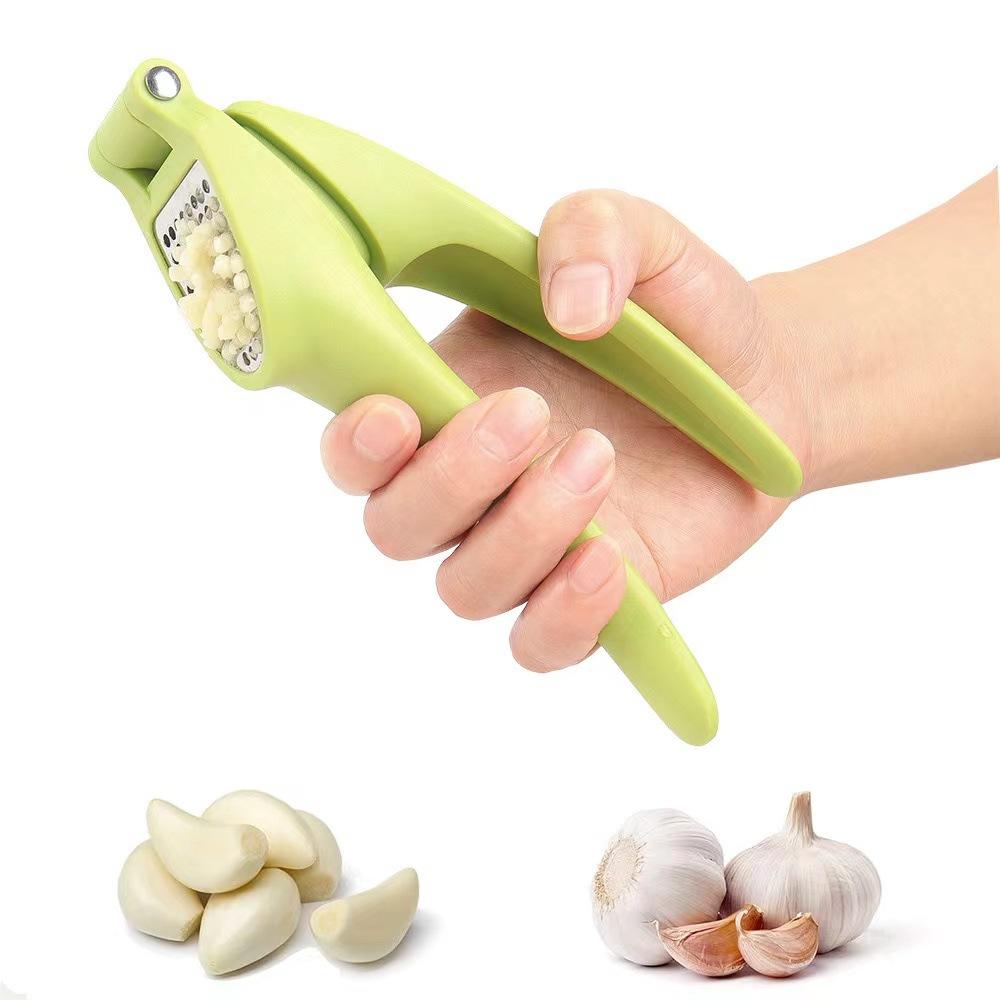 Garlic Press Dishwasher Safe Presser Masher Ginger Crusher with Ergonomic Handle Professional Mincer Tool Manual Kitchen Gadget