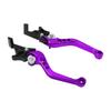 CNC Aluminum Motorcycle Brake & Clutch Levers 2Pcs Adjustable Universal Motorbike Handle for Dirt Bike ATV Scooter Accessories