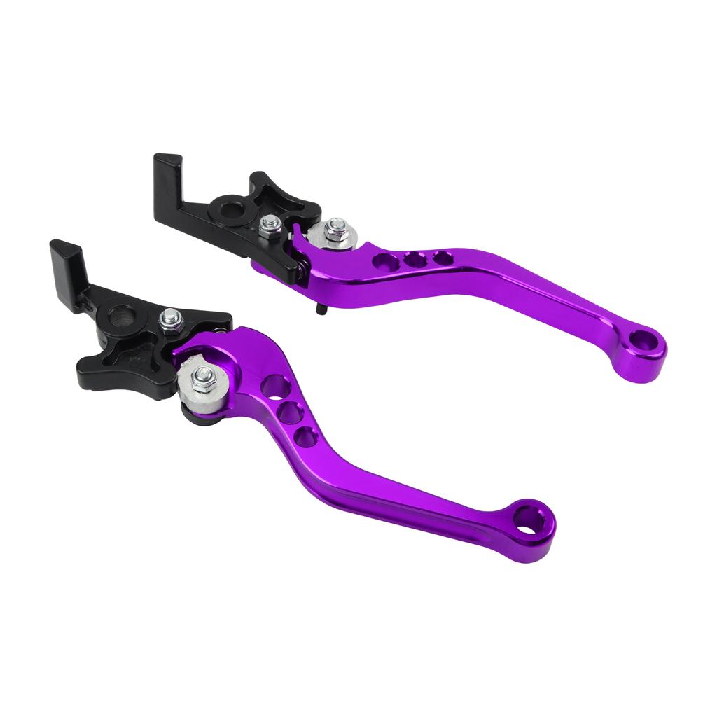 CNC Aluminum Motorcycle Brake & Clutch Levers 2Pcs Adjustable Universal Motorbike Handle for Dirt Bike ATV Scooter Accessories