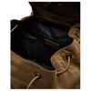 Emporio Armani Solid Color Front Flap Pocket Nylon Backpack Unisex backpack Beige EM004503-AF13454-U6141