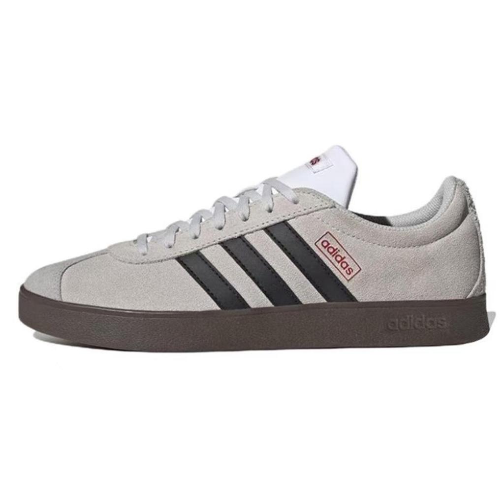 Adidas Neo VL Court Lifestyle Slip Resistant Abrasion Resistant Low top Skateboard Shoes Women's Pink Black HQ1802(Team866-)