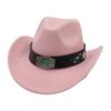 Direct Supply Top Hat Outdoor Retro Jazz Hat Vacation Travel British Style Western Cowboy Hat