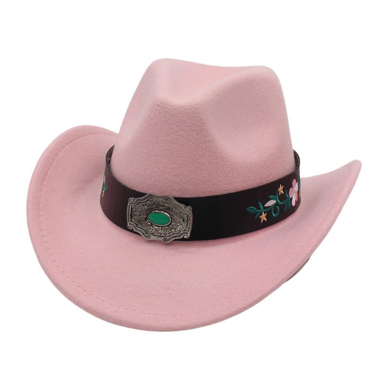 Direct Supply Top Hat Outdoor Retro Jazz Hat Vacation Travel British Style Western Cowboy Hat