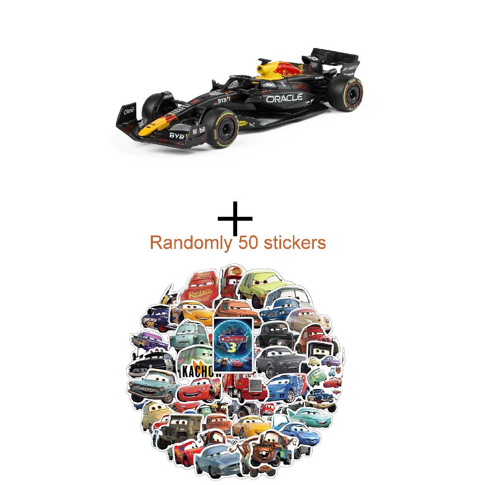 1:43 Scale Oracle Red Bull Verstappen Racing RB19 Car Model Toy Alloy Diecast Racing Cars Models Kids Collectible Ornaments
