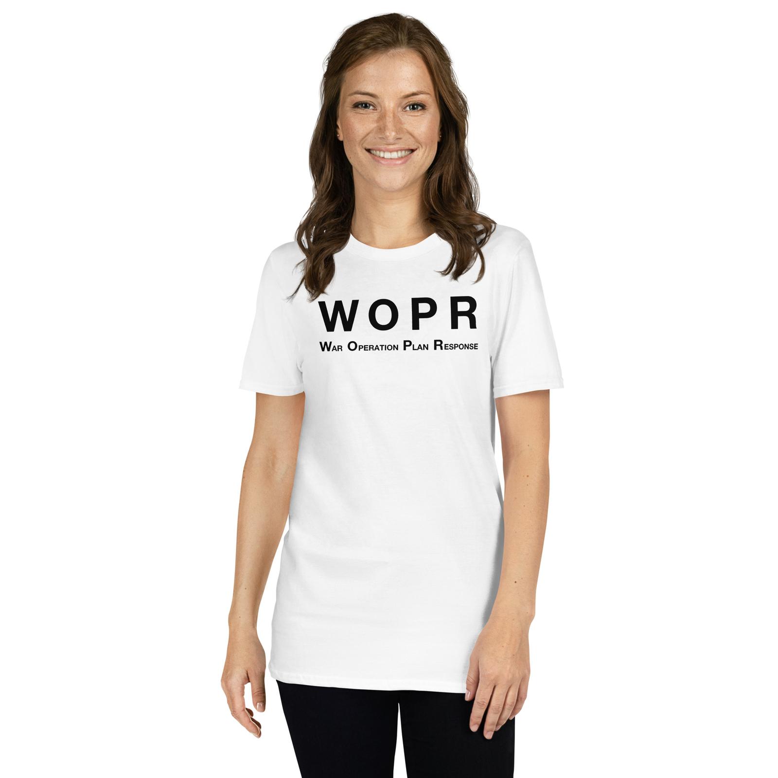 WOPR War Operation Plan Response, WarGames 1983 Vintage T-Shirt Mens Womens Tees Top 4XL