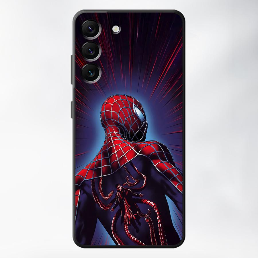 Marvel Black Red Spider Man Case for Samsung Galaxy A57 A73 A51 A24 A26 A55 A37 A22 A32 A25 A52 A36 A53 A35 A23 Phone Cover A71