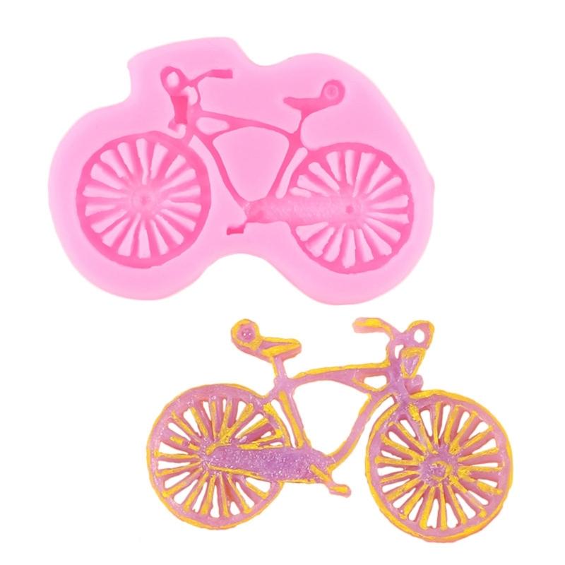 Silicone Mold Bicycles Resin Molds Keychain Casting Molds Bike Epoxy Mold for Jewellery DIY Silicone Mold Crafting Molds