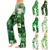 Women's Casual Fashion Comfort Pajama Pants Print Drawstring Pants Full Length Long
