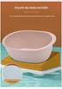 Large Oval Thickened Plastic Washbasin - Baby & Children's Bath or Laundry