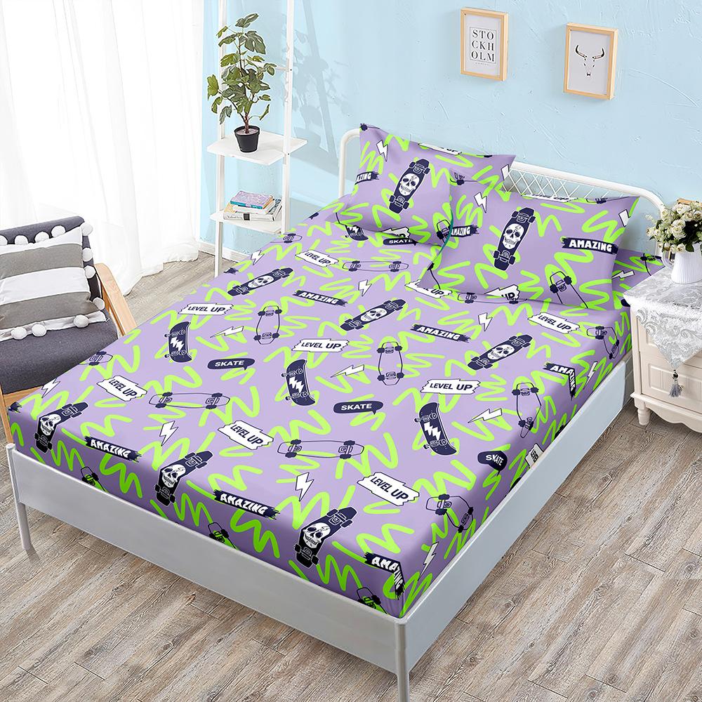 Three-Piece Mattress, Mattress Cover, Sports Basketball Football Mattress Protective Cover