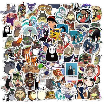 10/50/100 Stück Cartoon Ghibli Hayao Miyazaki Aufkleber Wasserfest DIY Blumenpflanze Sticker Pack für Watercup Laptop Scrapbook Notebook Tagebuch Sticker
