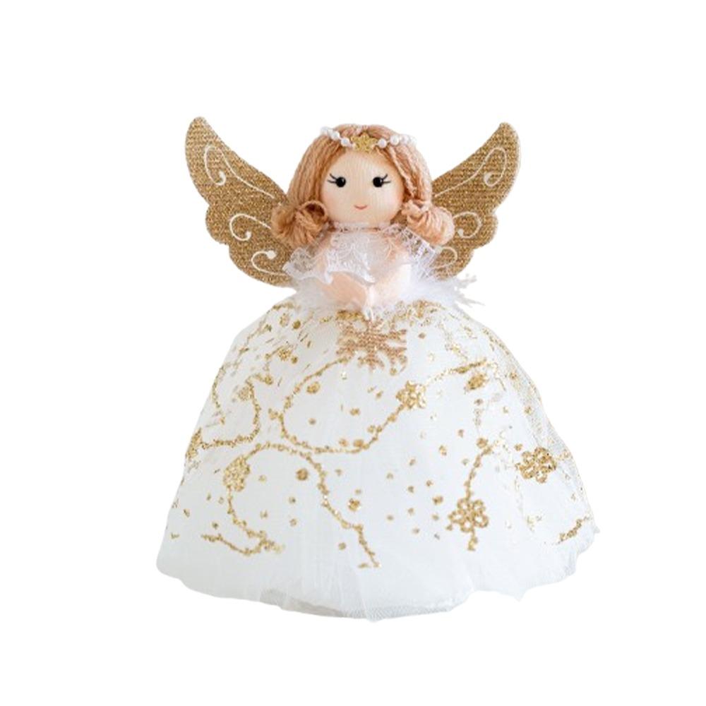 Handmade Christmas Tree Top Stars Angel Girl Angel Fairy Ornaments  Holiday Celebration