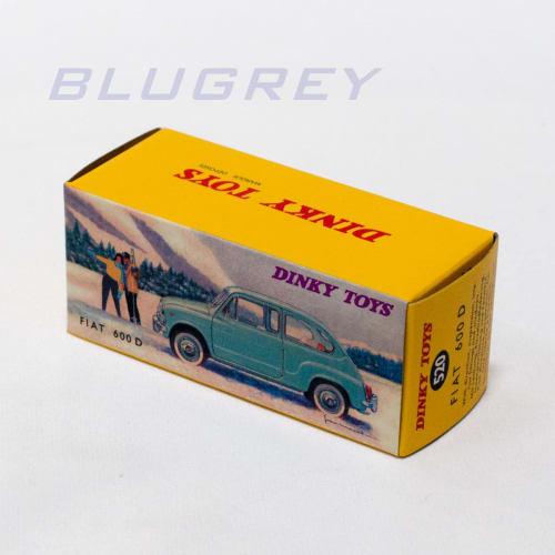 DINKY TOYS 1/43 Scale Fiat 600D Beige FIAT Reproduction 520