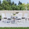 VidaXL Set of 6 Pallet Cushions, Waterproof Seat Pad, Garden Cushion, Outdoor Decoration Terrace, Black 361530