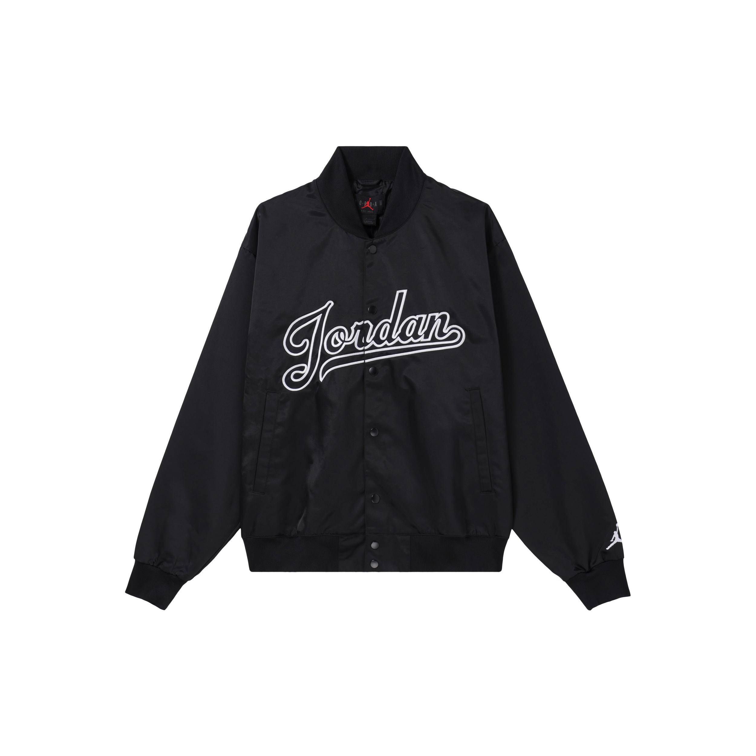 Jordan Flight MVP Baseball Jacket Men s Black FN4660-010 M