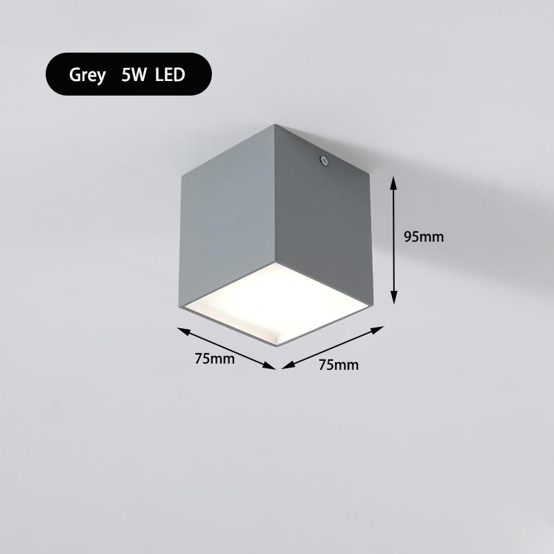 

Накладной светильник 5 Вт/9 Вт/12 Вт светодиодный прожектор для внутреннего освещения дома, коридора, спальни, гостиной, потолочного освещения Cold White