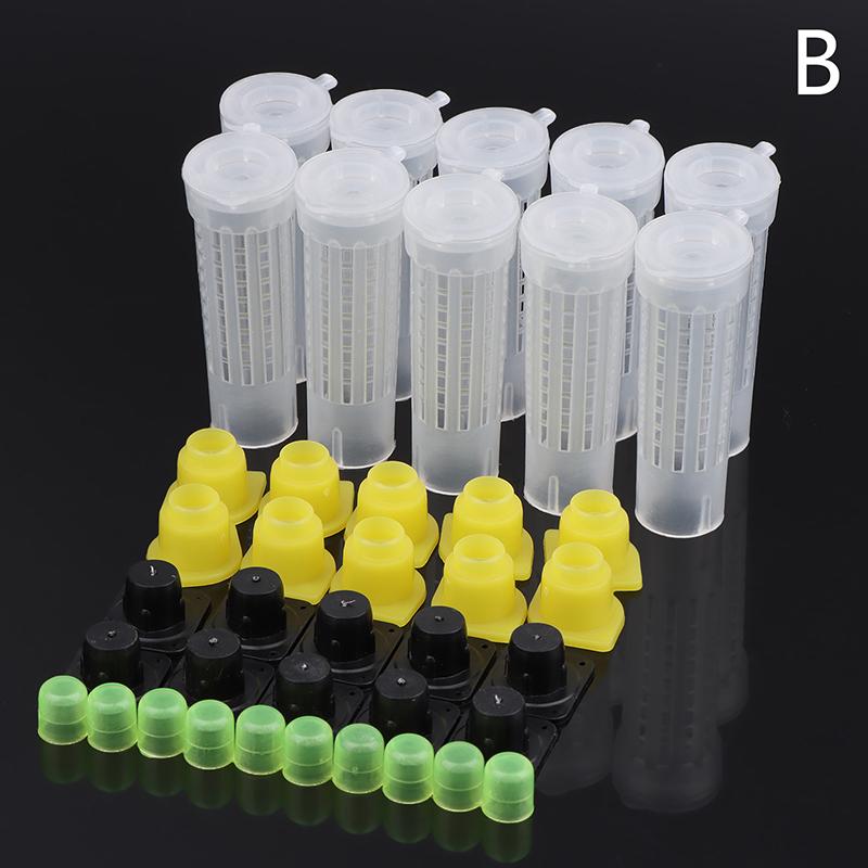 

1 комплект инструментов для пчел, набор для выращивания маток, клетка для пчеловодства с держателем для сот и приспособлениями для сот, оборудование для пчеловодов