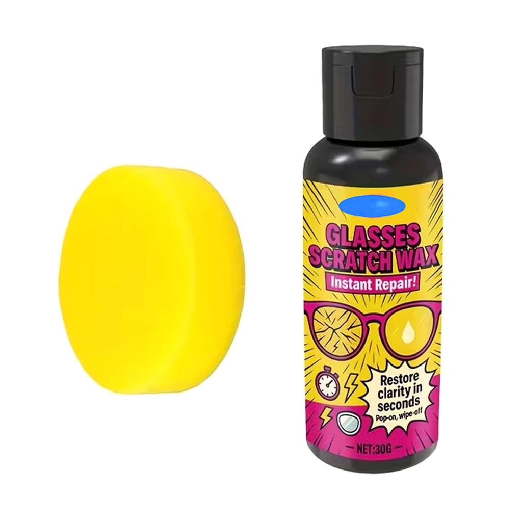 Portable Non Toxic Lens Scratch Repair Formula Cleaners Gel 30ML Safe Suitable For Night Driving And Daily Eyewear Care