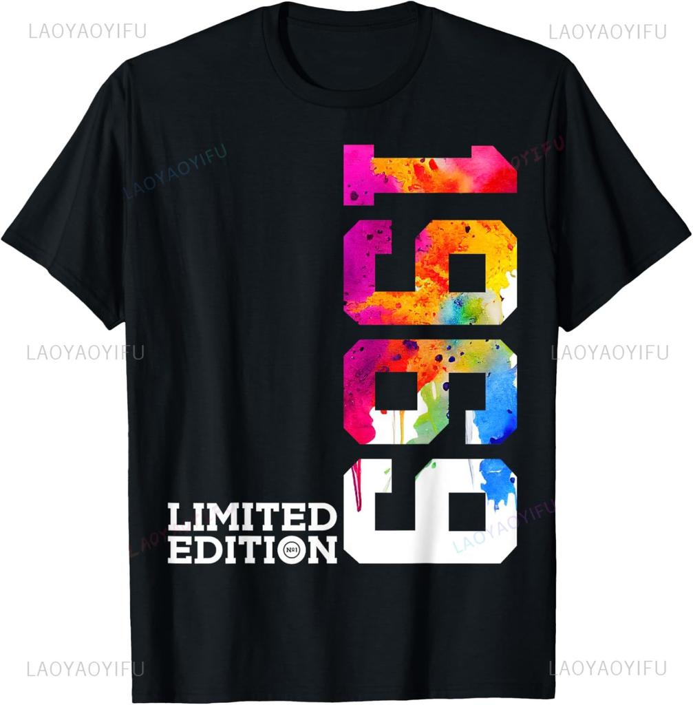 Limited Edition 1969 Print T-Shirt Original Design Gifts T Shirts Y2k Streetwear Men's Clothing Oversized Outdoor Pullover