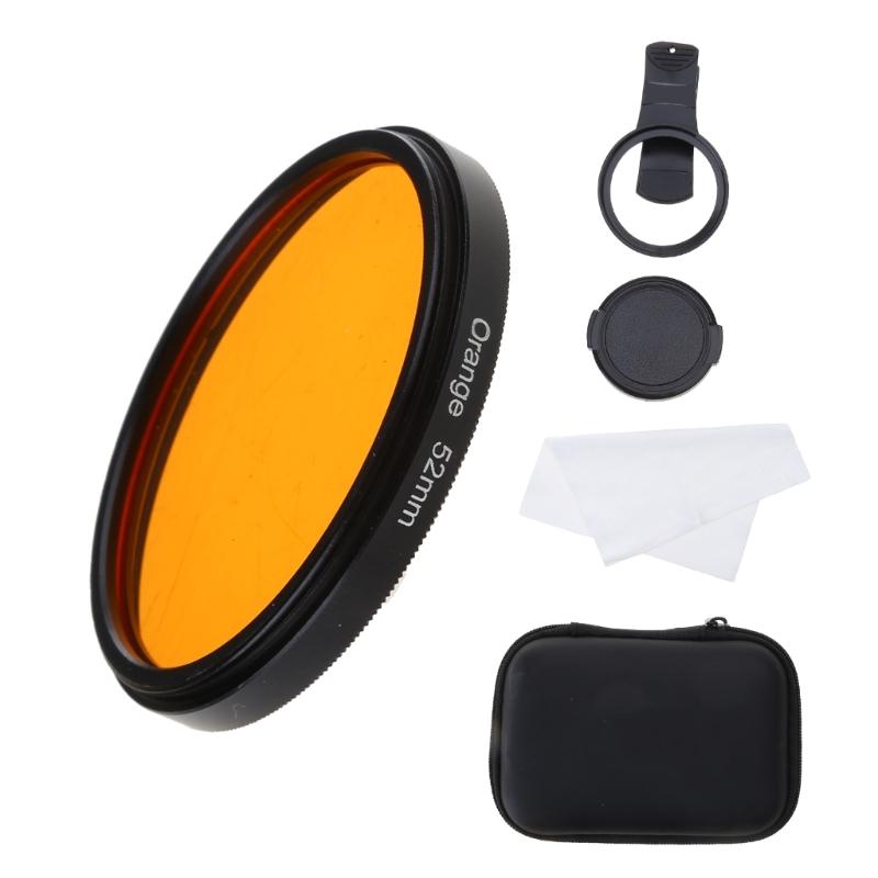 Lens Filter Yellow/Orange/Macro-/CPL-/Lens Set Seawater Fish Tank Coral Cylinder Photography Lens for Smartphones