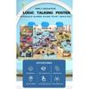 Educational Talking Wall Chart for Kids Interactive Learning Tool for Toddler Preschool Sounding Cogntion Skill Poster