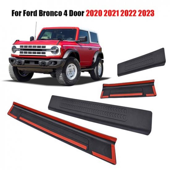 For    Ford Bronco Door 4 Door Car Sill Entry Guard Plate Protector