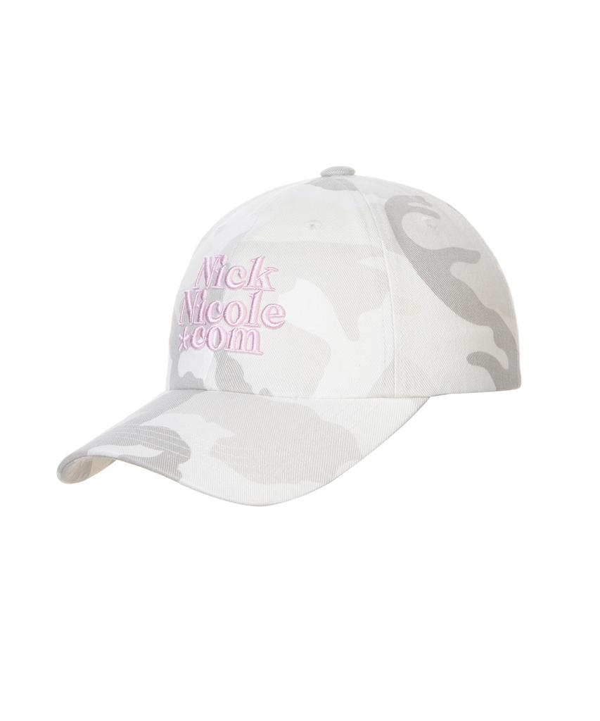 Nigaennikol Nn Dotcom Signature Ball Cap_Camo Ivory Pink