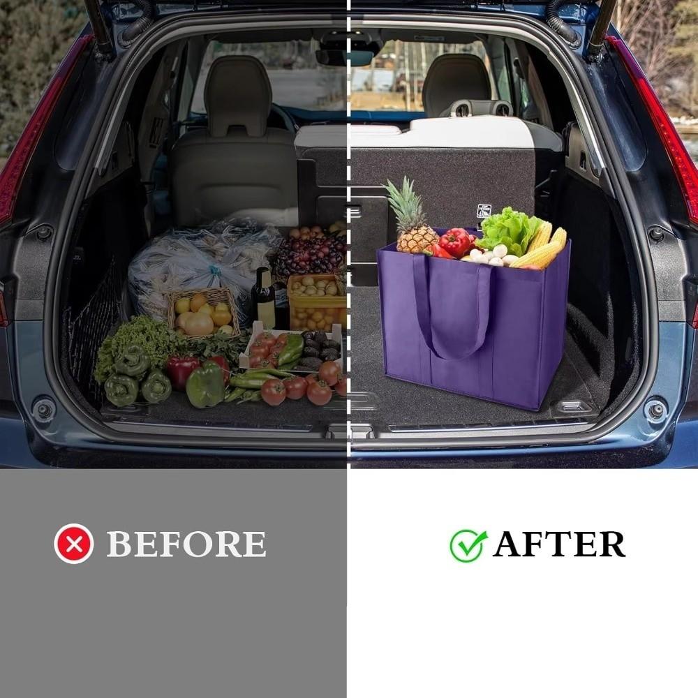 Reusable Grocery Shopping Bags Large Clothes Tote Bag Non-woven Bag For Shopping Groceries