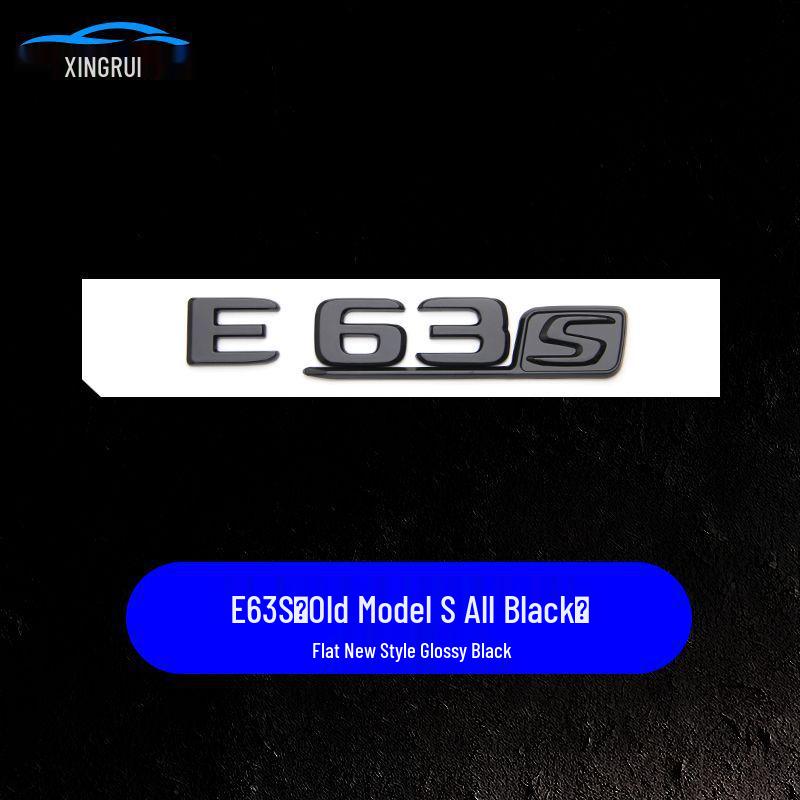 Mercedes E63S/C63S V8 Biturbo 4MATIC+ AMG Black Warrior Tail Badge Emblem Sticker