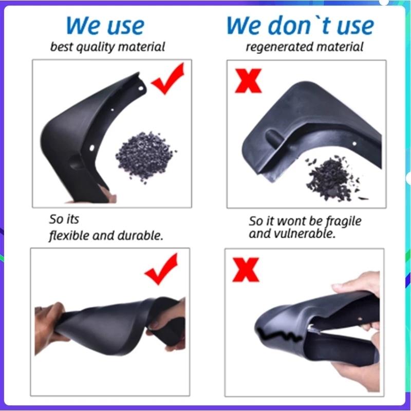 Car Mud Flaps for NIO ES6 ES8     Splash Guards Mud Guard Fender Anti-splash 4pcs Car Exterior Parts Accessories