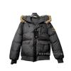 ZAVETTI CANADA Mens Thick Parka Puffer Jacket Faux Fur Hood Winter Warm Casual