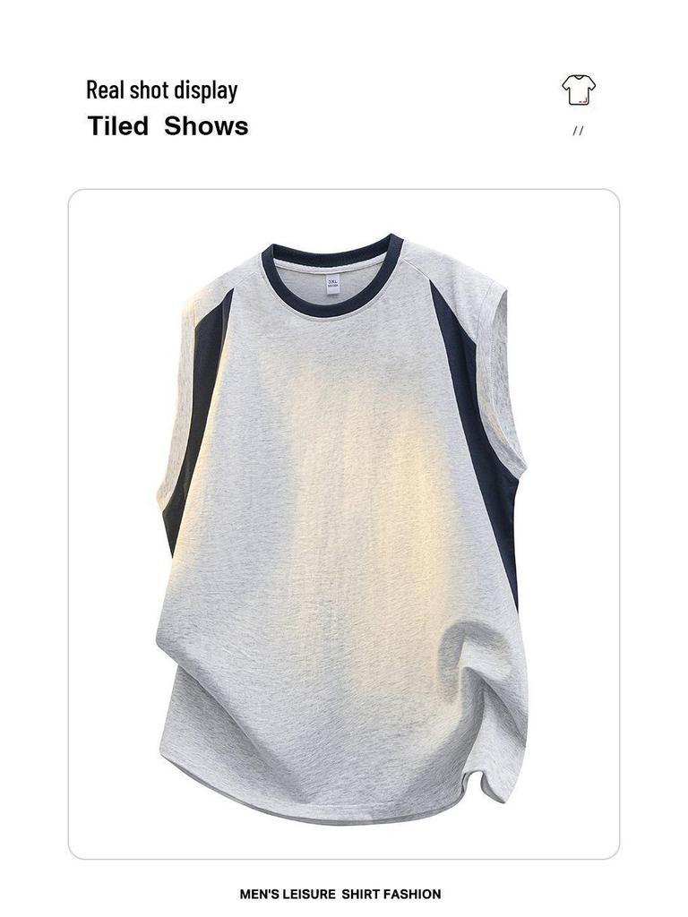 Men's Summer 2026 Trendy Sleeveless Loose T-Shirt