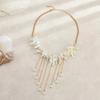 Salircon Temperament Unregelmäßige Muschel Imitation Perle Quaste Anhänger Halskette Damen Boho Luxus Schlüsselbein Kette Schmuck 2026 Neu