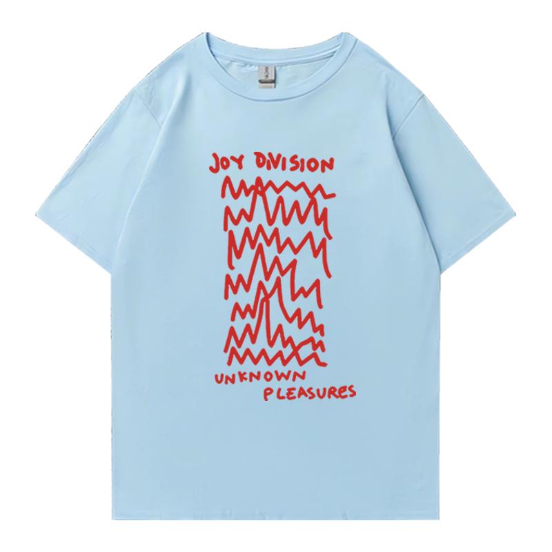

Unknown Pleasures By Joy Division (1979) harajuku Oversized t-shirt Men Women 100% Cotton short sleeve t-shirts Unisex clothing M