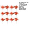 2/3/4/5/6/12Pcs Fall Artificial Flower 7 Fork UV Resistant Fake Flower Home Wedding Party Table Centerpiece Indoor Outdoor Faux Bloom Decoration
