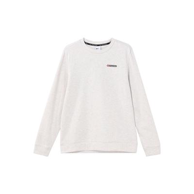 Dri-Fit Track Club Logo Quick-Dry Crew Neck Running Sweatshirt Men Tops Photon-Grey FB5510-025