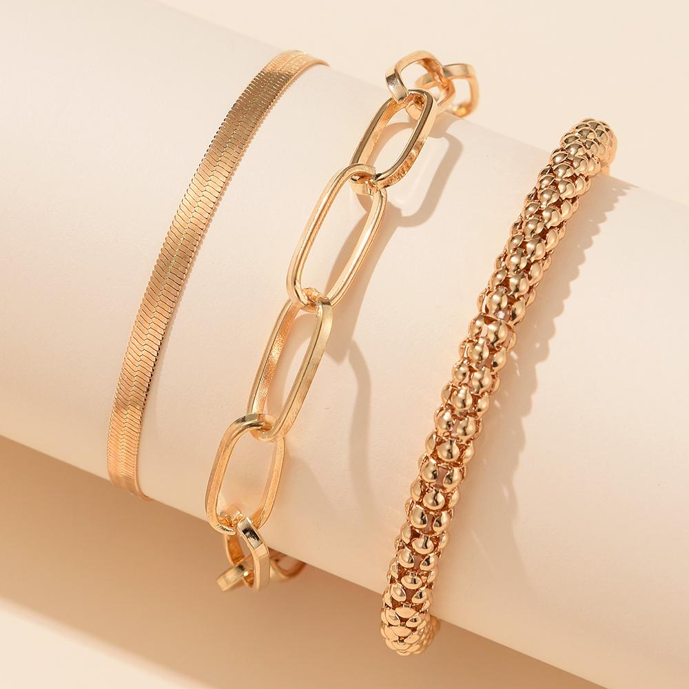 3pcs/set Minimalist Chain Bracelet