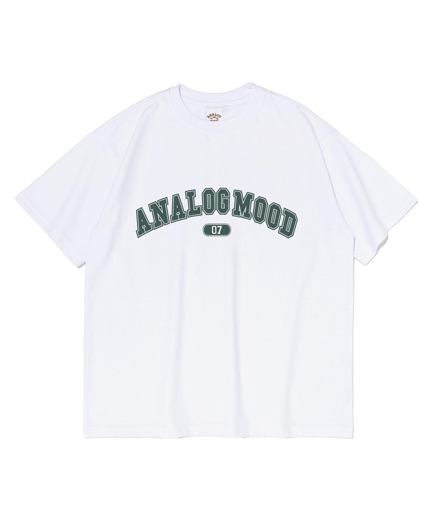 Analog Mood Arch Logo Short Sleeve T-Shirt (White) S
