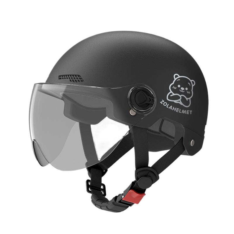 Helmet Electric Car Girl Cute Funny Lightweight Hair Hat Women's Helmet