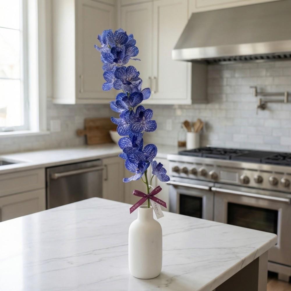 Handmade Artificial Vanda Orchid Flower Butterfly Orchid Fake Flower Branch  Wedding Party Favors