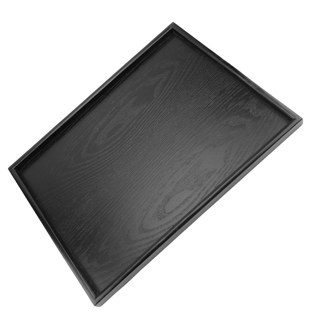 Rectangle Shape   Wood Tea Coffee Snack Food Meals Serving Tray Plate Trays 40 x 30 cm