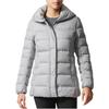 Adidas Warm Comfortable Soft Lightweight Duck Down Mid-Length Down Jacket Women Outerwear Gray BQ8785