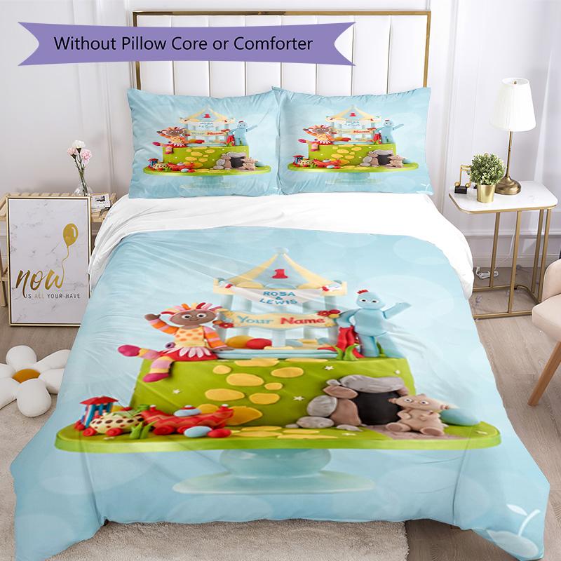 Plim Plim Personalized Text Bed Linens Design for Living Rooms Soft Bedding Home Decor Best for Christmas